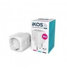 Розумна розетка Ikos SMS-01 White (0009-CSS)