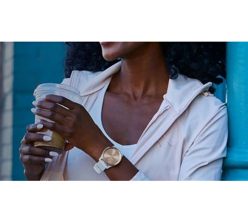 Смарт-годинник Garmin Vivomove Trend White Cream (010-02665-01)