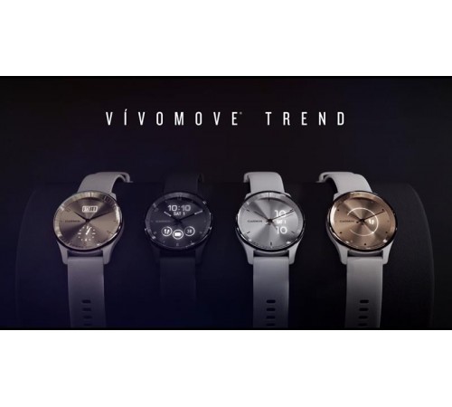 Смарт-годинник Garmin Vivomove Trend White Cream (010-02665-01)