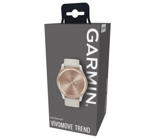 Смарт-годинник Garmin Vivomove Trend White Cream (010-02665-01)