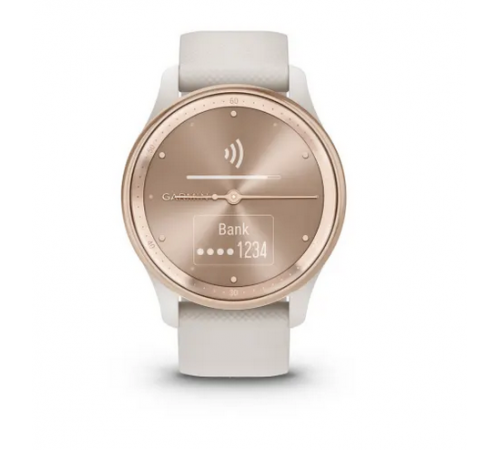 Смарт-годинник Garmin Vivomove Trend White Cream (010-02665-01)
