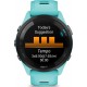 Смарт-годинник Garmin Forerunner 265 Black Bezel with Aqua Case and Aqua/Black Silicone Band (010-02810-12)
