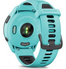 Смарт-годинник Garmin Forerunner 265 Black Bezel with Aqua Case and Aqua/Black Silicone Band (010-02810-12)