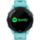 Смарт-годинник Garmin Forerunner 265 Black Bezel with Aqua Case and Aqua/Black Silicone Band (010-02810-12)