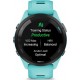 Смарт-годинник Garmin Forerunner 265 Black Bezel with Aqua Case and Aqua/Black Silicone Band (010-02810-12)