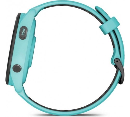 Смарт-годинник Garmin Forerunner 265 Black Bezel with Aqua Case and Aqua/Black Silicone Band (010-02810-52)