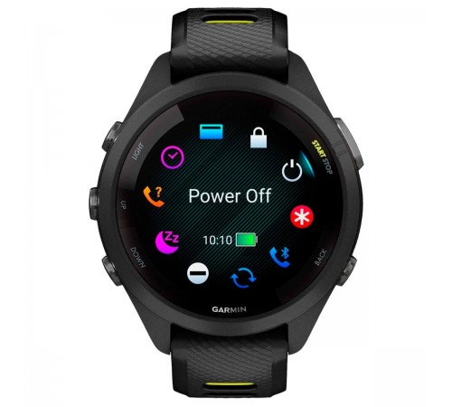 Смарт-годинник Garmin Forerunner 265S Black Bezel and Case with Black/Amp Yellow Silicone Band (010-02810-53) Смарт-годинник Garmin Forerunner 265S Black Bezel and Case with Black/Amp Yellow Silicone Band (010-02810-53)