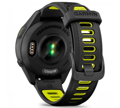 Смарт-годинник Garmin Forerunner 265S Black Bezel and Case with Black/Amp Yellow Silicone Band (010-02810-53) Смарт-годинник Garmin Forerunner 265S Black Bezel and Case with Black/Amp Yellow Silicone Band (010-02810-53)