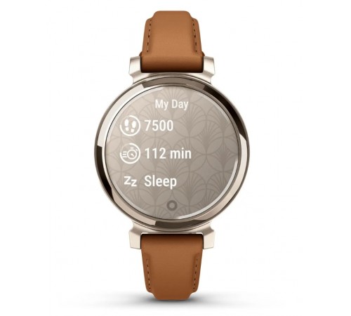 Смарт-годинник Garmin Lily 2 Classic Cream Gold with Tan Leather Band (010-02839-02)