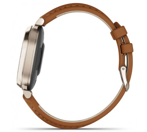 Смарт-годинник Garmin Lily 2 Classic Cream Gold with Tan Leather Band (010-02839-02)