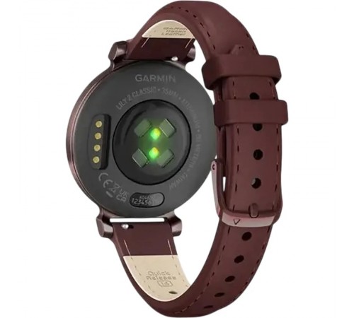 Смарт-годинник Garmin Lily 2 Classic Dark Bronze with Mulberry Leather Band (010-02839-03)