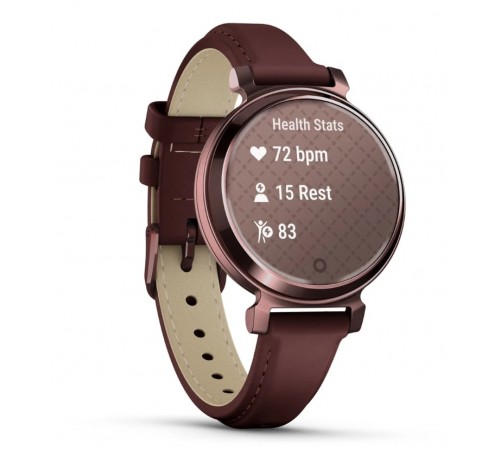 Смарт-годинник Garmin Lily 2 Dark Bronze with Mulberry Leather Band (010-02839-61)