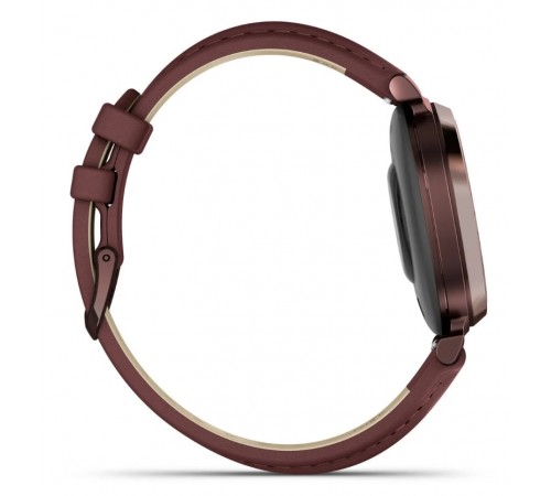 Смарт-годинник Garmin Lily 2 Dark Bronze with Mulberry Leather Band (010-02839-61)