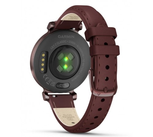 Смарт-годинник Garmin Lily 2 Dark Bronze with Mulberry Leather Band (010-02839-61)