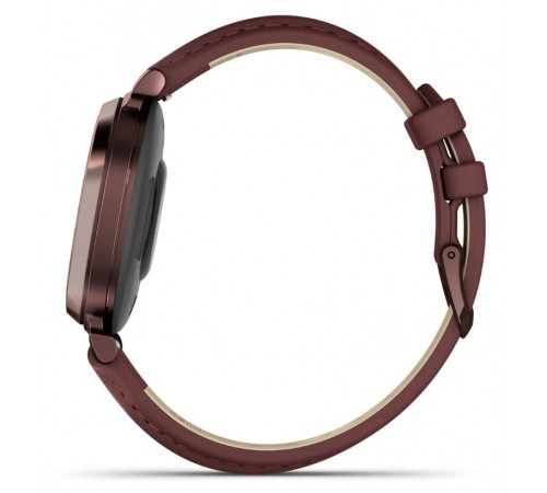Смарт-годинник Garmin Lily 2 Dark Bronze with Mulberry Leather Band (010-02839-61)