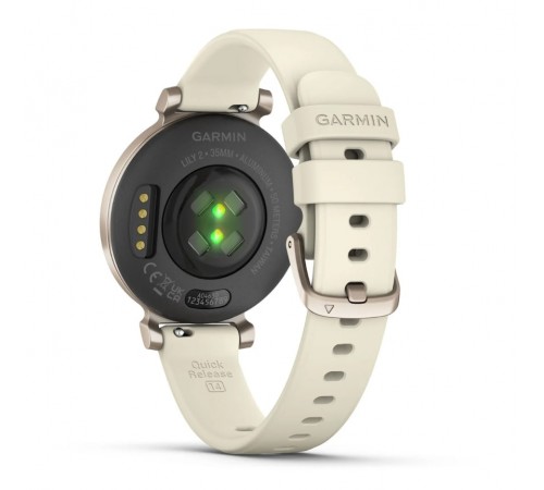 Смарт-годинник Garmin Lily 2 Cream Gold with Coconut Silicone Band (010-02839-70)