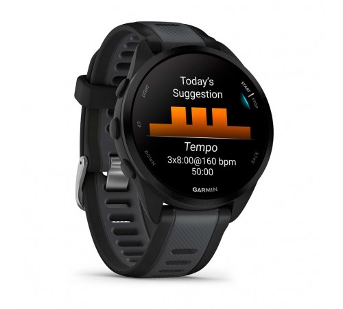 Смарт-годинник Garmin Forerunner 165 Black/Slate Gray (010-02863-20)
