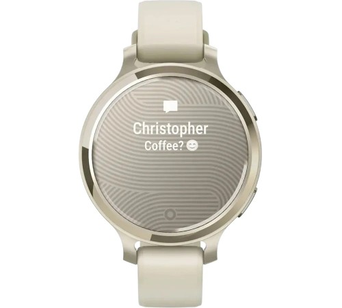 Смарт-годинник Garmin Lily 2 Active Lunar Gold with Bone Silicone Band (010-02891-50)