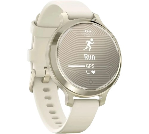 Смарт-годинник Garmin Lily 2 Active Lunar Gold with Bone Silicone Band (010-02891-50)