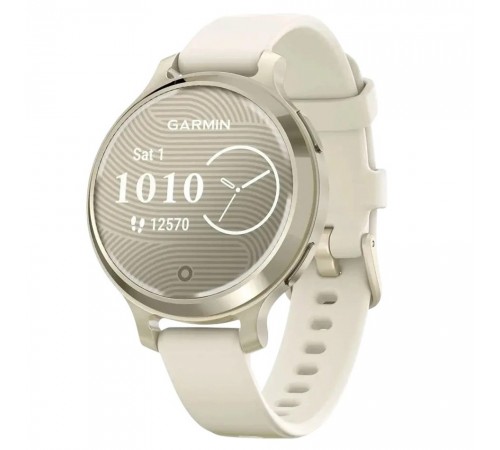 Смарт-годинник Garmin Lily 2 Active Lunar Gold with Bone Silicone Band (010-02891-50)