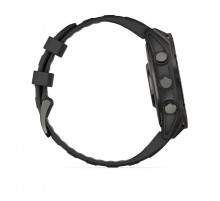 Смарт-годинник Garmin Fenix 8 43mm AMOLED Sapphire Carbon Gray DLC Titanium with Black Silicone (010-02903-28)