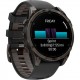 Смарт-годинник Garmin Fenix 8 47mm AMOLED Sapphire Carbon Gray DLC Titanium with Black Silicone (010-02904-29)