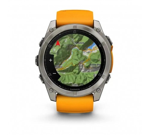 Смарт-годинник Garmin Fenix 8 51mm AMOLED Sapphire Graphite DLC Titanium with Spark Orange Silicone (010-02905-53) Смарт-годинник Garmin Fenix 8 51mm AMOLED Sapphire Graphite DLC Titanium with Spark Orange Silicone (010-02905-53)