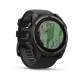 Смарт-годинник Garmin Fenix 8 51mm Sapphire Solar Carbon Gray DLC Titanium with Black Silicone (010-02907-70)