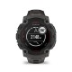 Смарт-годинник Garmin Instinct E 45 mm Black with Charcoal Silicone Band (010-02933-13)