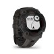 Смарт-годинник Garmin Instinct E 45 mm Black with Charcoal Silicone Band (010-02933-13)