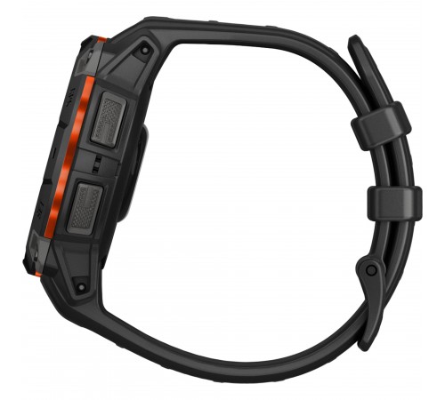 Смарт-годинник Garmin Instinct 3 45mm Solar Black with Black Silicone Band (010-02934-40)