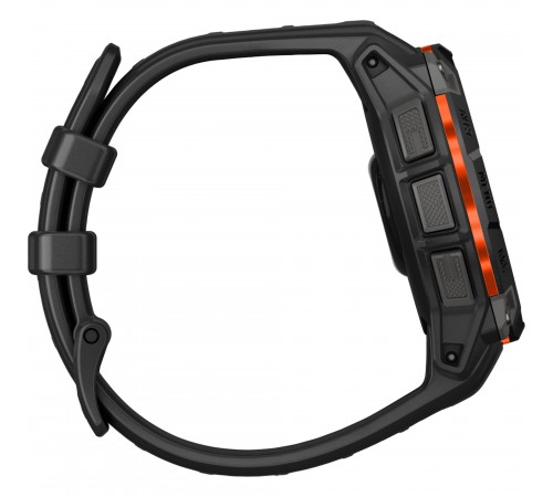 Смарт-годинник Garmin Instinct 3 45mm Solar Black with Black Silicone Band (010-02934-40)