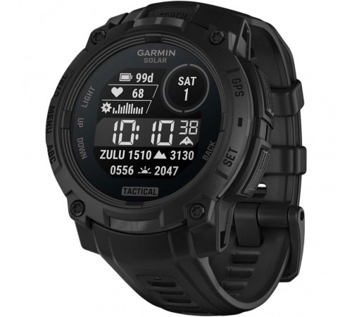 Смарт-годинник Garmin Instinct 3 45mm Tactical Solar Black with Black Silicone Band (010-02934-90) Смарт-годинник Garmin Instinct 3 45mm Tactical Solar Black with Black Silicone Band (010-02934-90)