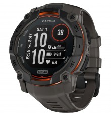 Смарт-годинник Garmin Instinct 3 50mm Solar Black Bezel with Charcoal Band (010-02935-00)