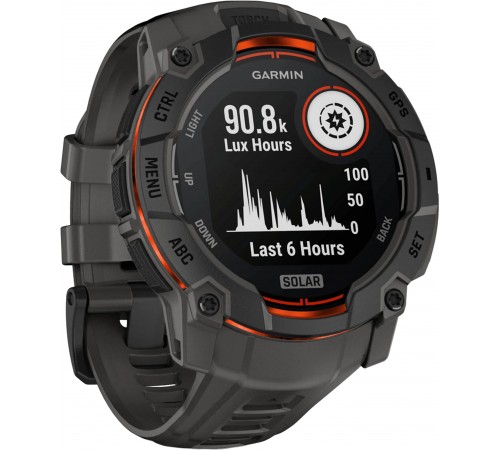 Смарт-годинник Garmin Instinct 3 50mm Solar Black with Charcoal Silicone Band (010-02935-40) Смарт-годинник Garmin Instinct 3 50mm Solar Black with Charcoal Silicone Band (010-02935-40)