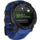 Смарт-годинник Garmin Instinct 3 45mm AMOLED Black with Bolt Blue/Black Silicone (010-02936-43)