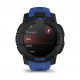 Смарт-годинник Garmin Instinct 3 45mm AMOLED Black with Bolt Blue/Black Silicone (010-02936-43)