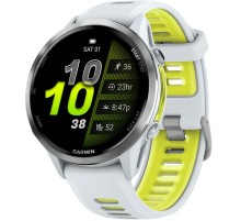 Смарт-годинник Garmin Forerunner 970 Whitestone/Amp Yellow (010-02969-11)