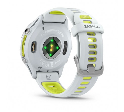 Смарт-годинник Garmin Forerunner 970 Whitestone/Amp Yellow (010-02969-11)