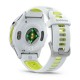 Смарт-годинник Garmin Forerunner 970 Whitestone Titanium with Whitestone/Translucent Amp Yellow Silicone with Silver Buckle (010-02969-61)