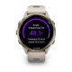 Смарт-годинник Garmin Forerunner 970 French Gray Soft Gold Titanium with French Gray/Translucent Indigo Silicone with Soft Gold Buckle (010-02969-62)
