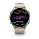 Смарт-годинник Garmin Forerunner 970 French Gray Soft Gold Titanium with French Gray/Translucent Indigo Silicone with Soft Gold Buckle (010-02969-62)