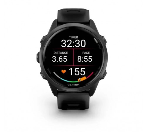 Смарт-годинник Garmin Forerunner 570 42mm Slate Gray with Black/Translucent Black Silicone with Slate Buckle (010-02970-40)