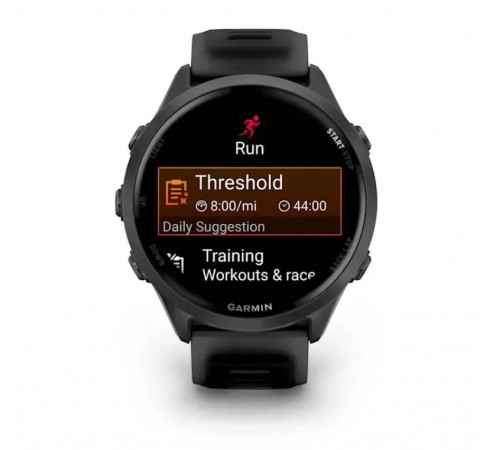 Смарт-годинник Garmin Forerunner 570 47mm Slate Gray with Black/Translucent Black Silicone with Slate Buckle (010-02971-40)