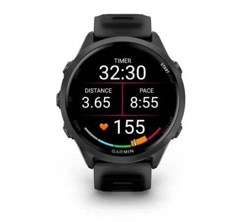 Смарт-годинник Garmin Forerunner 570 47mm Slate Gray with Black/Translucent Black Silicone with Slate Buckle (010-02971-40)