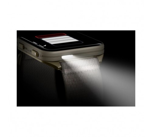 Смарт-годинник Garmin Venu X1 Soft Gold Titanium with French Grey Nylon (010-02980-33)