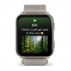 Смарт-годинник Garmin Venu X1 Soft Gold Titanium with French Grey Nylon (010-02980-33)