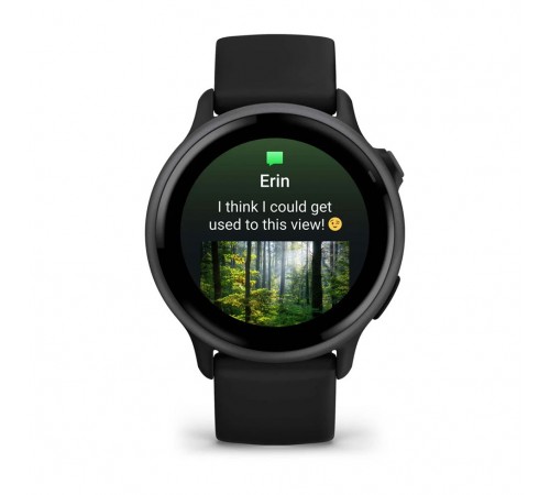 Смарт-годинник Garmin Vivoactive 6 Slate with Black Silicone Band (010-02985-40)