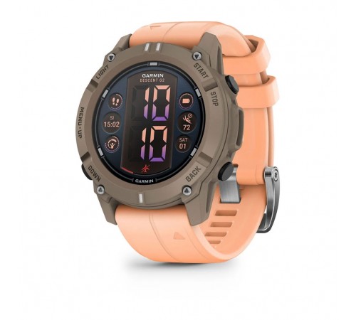 Смарт-годинник Garmin Descent G2 Paloma with Shell Pink Band (010-02986-01)