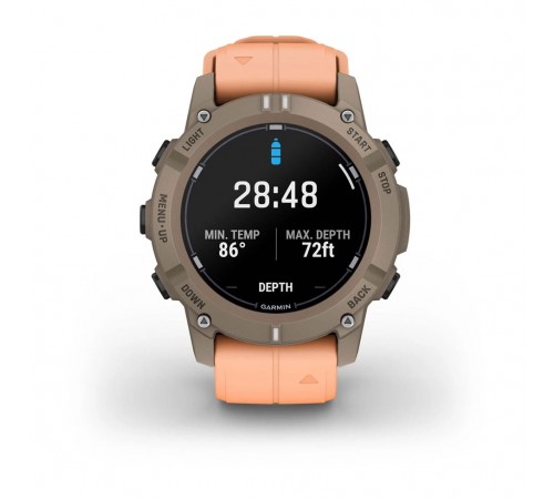 Смарт-годинник Garmin Descent G2 Paloma with Shell Pink Band (010-02986-01)